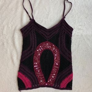 Nicowa Euro Boho Festival Crochet Tank (I19)